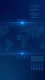 Digital Global Interface Data Visualization Map Technology Screen data visualization on world map. for analytics platforms, business intelligence, monitoring systems, digital transformation concepts. - Powered by Shutterstock - Get 15% off with code: PIKWIZARD15