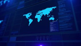Global Business Analytics Dashboard Data Visualization Interface Professional dashboard interface world map charts analytics data business intelligence tracking. finance, reporting, enterprise systems - Powered by Shutterstock - Get 15% off with code: PIKWIZARD15