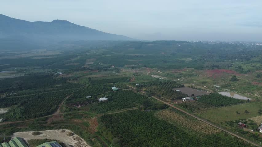 Sunrise over the Di Linh plateau, Vietnam
