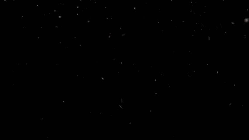 Falling Snow Particles Background with Winter Frost and Cold Atmosphere