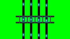Digital scanning mechanism processing data units on a green screen - Powered by Shutterstock - Get 15% off with code: PIKWIZARD15
