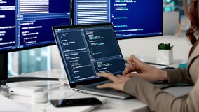 Programmer Writes Code On Desktop Software To Develop New Web Applications. - Powered by Shutterstock - Get 15% off with code: PIKWIZARD15