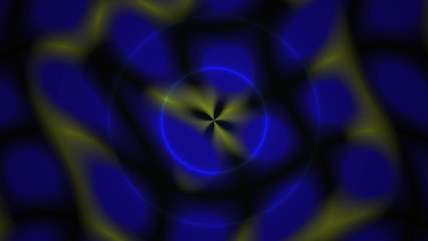 Abstract blue and yellow background pattern