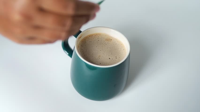 cappuccino with cocoa granule chocolate flavor