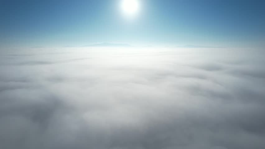 4k aerial vermont mountains amongst the fog