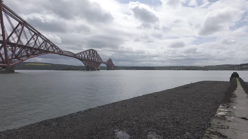 The Forth Bridge, a railway bridge across the Firth of Forth in Scotland
