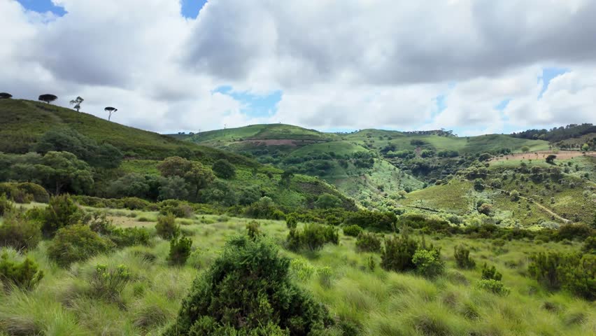 POV Nature Trail in Portugal Mountain Landscape