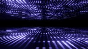 Futuristic Cyber Tech Motion Loop Background with Neon Blue Light Rays and Glowing Digital Grid Planes - Powered by Shutterstock - Get 15% off with code: PIKWIZARD15