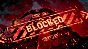 Blocked Access Alert: Red Digital Security Warning Sign Indicating Network Denied And Cyber Protection - Powered by Shutterstock - Get 15% off with code: PIKWIZARD15