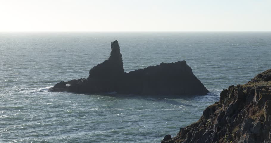 Church Rock near Stackpole Head, Pembrokeshire Coast, UK