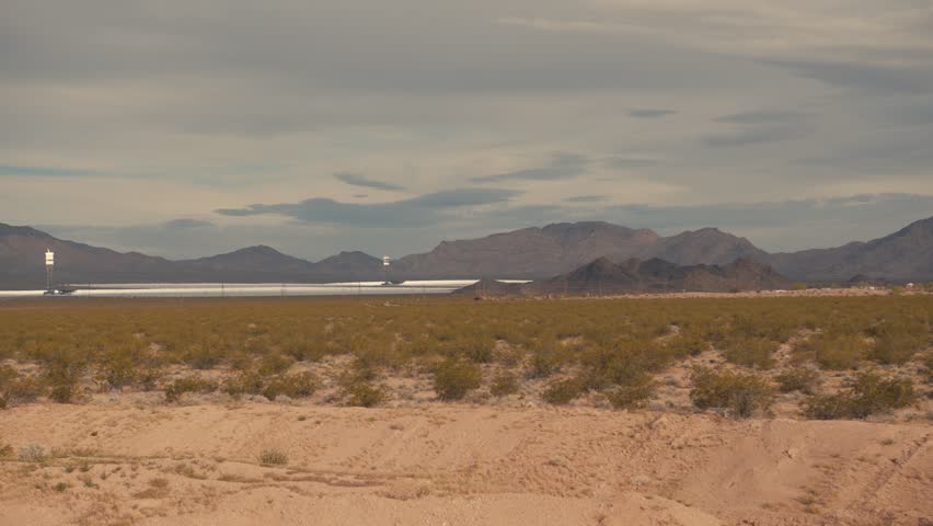 Ivanpah solar electric generating system in the mojave desert