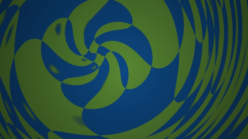 Green and blue swirling abstract background