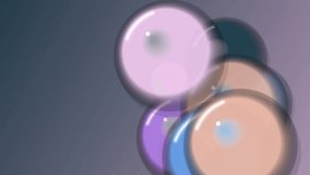 Abstract spheres with soft colors and light reflections floating in a gradient background. - Powered by Shutterstock - Get 15% off with code: PIKWIZARD15