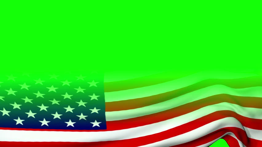 Vivid fireworks explode above a waving American flag with stars and stripes, capturing a festive patriotic scene on a bright day