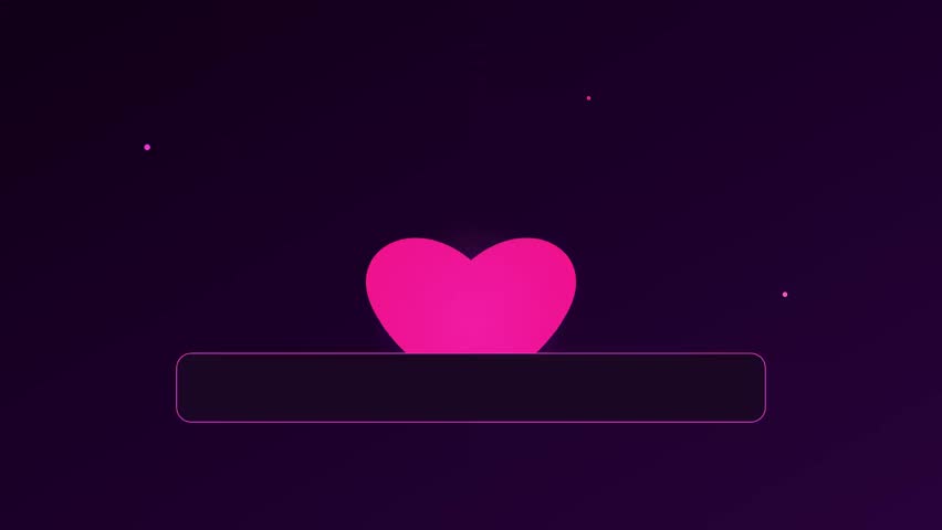Pink heart graphic with I Love You text