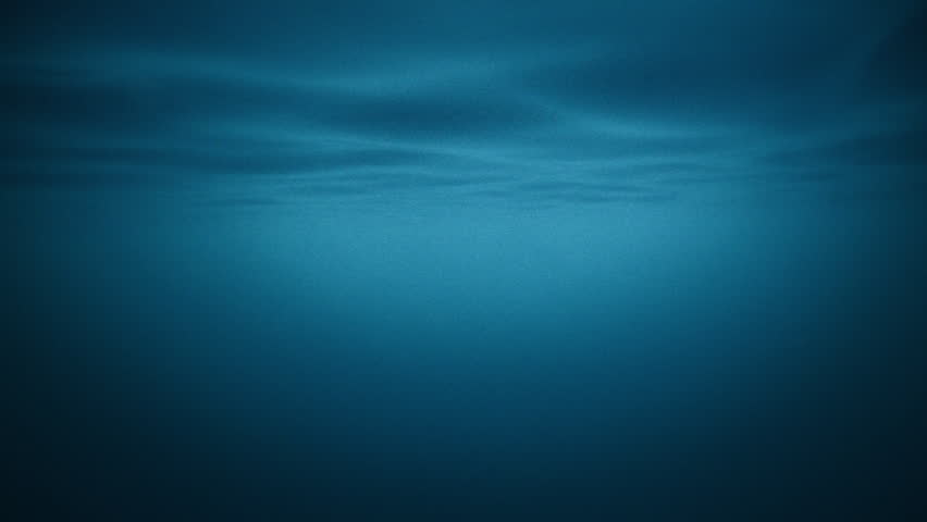 Abstract underwater Arctic ocean with soft blue light and calm water currents, peaceful serenity