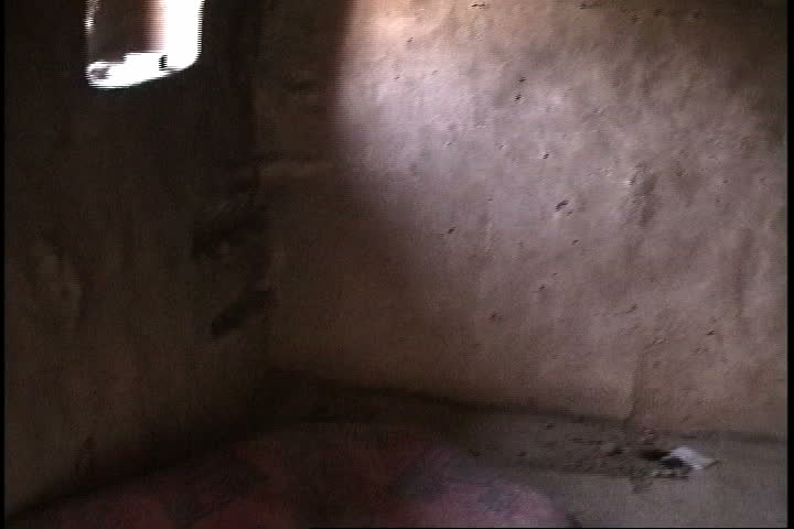 Rubble, debris and ash on floor of destroyed home in South Waziristan tribal area in Wana, Pakistan.