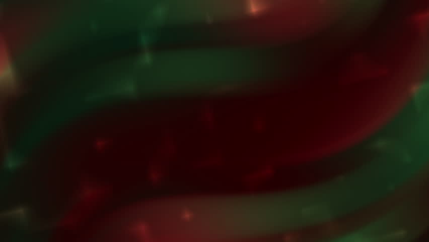 Vibrant Red and Green Swirling Patterns