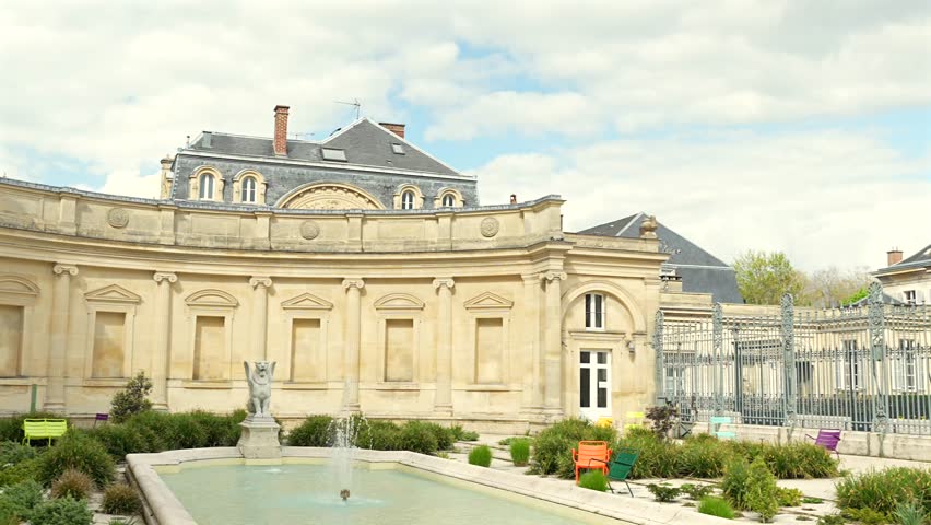 Historic Prefecture Building In Amiens With Iron Gates