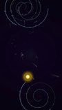 This abstract animation features swirling cosmic patterns and a central glowing orb, creating a mesmerizing visual experience. - Powered by Shutterstock - Get 15% off with code: PIKWIZARD15