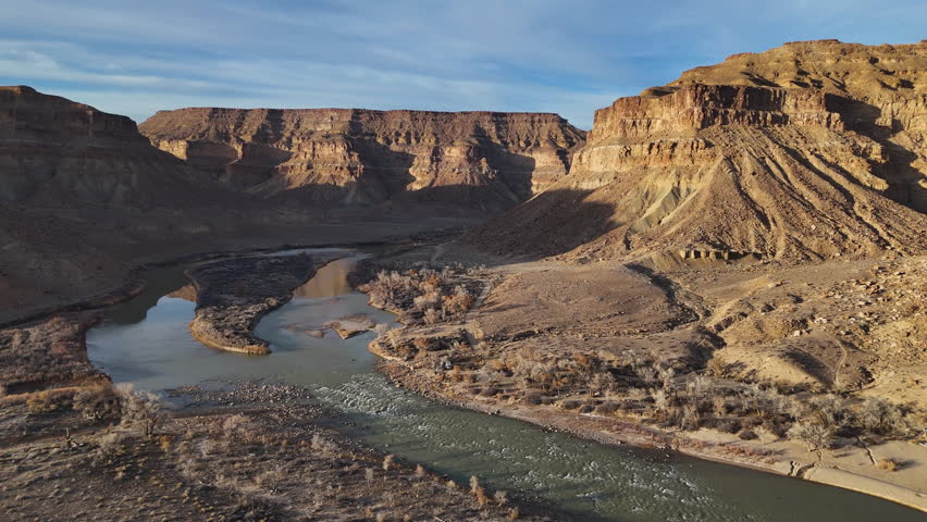 Aerial View of Green River and Swasey