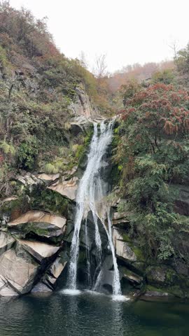 Waterfall in La Cumbrecita, Argentina