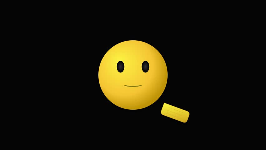 saluting 3d emoji face with respectful hand motion.