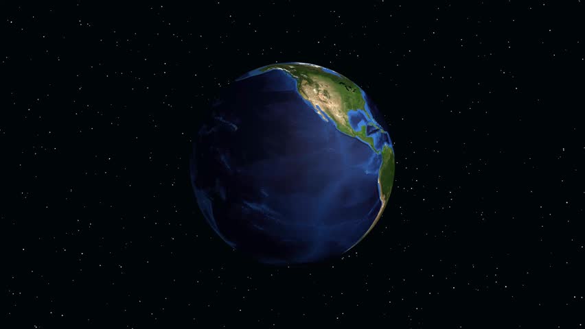 Digital globe rotates and zooms into North America, highlighting Flagstaff Arizona with detailed location information