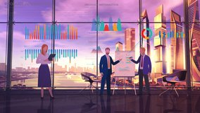 Business team analyzing data during a corporate presentation meeting - Powered by Shutterstock - Get 15% off with code: PIKWIZARD15