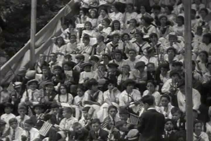 1910s - Scenes of the Liberty Bell and a parade.