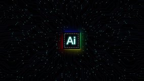 AI microchip circuit board and semiconductor processor intelligent, digital electronic innovation - Powered by Shutterstock - Get 15% off with code: PIKWIZARD15