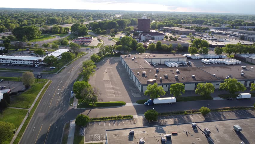 Brooklyn Center MN in the evening