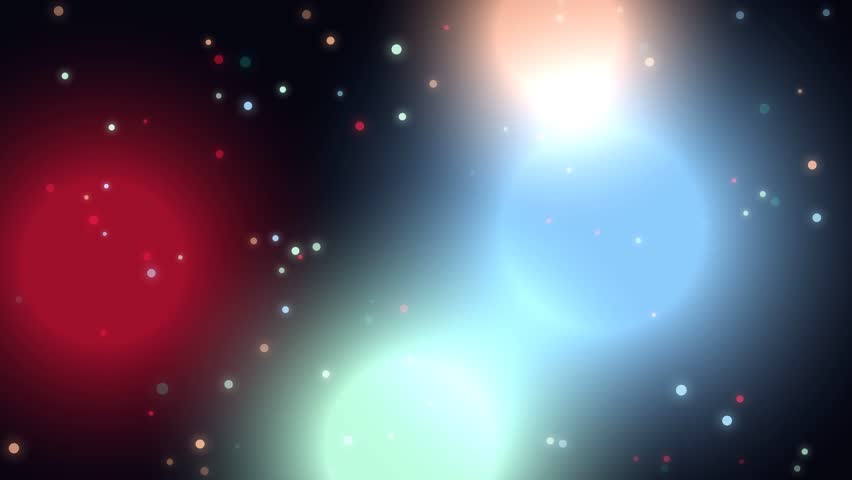 A vibrant abstract cosmic nebula with glowing stars and colorful light effects, representing space and the universe.
