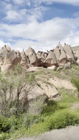 Devrent Valley Landscape in Cappadocia, Turkey
