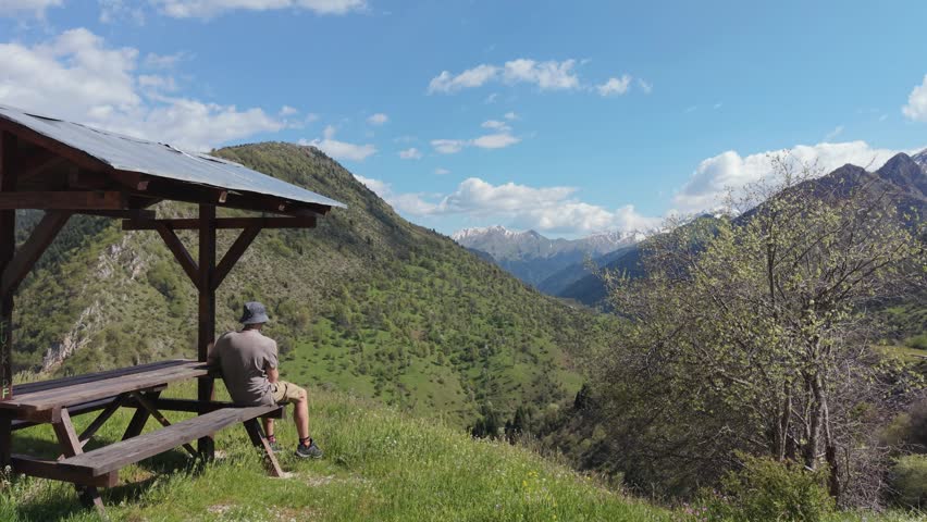 Zagorochoria drone view, Epirus, Greece