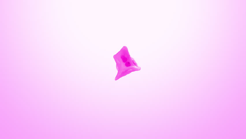 Dynamic Abstract 3D Render of Vibrant Pink Paint Splashing and Swirling on a Soft Gradient Background, Commercially Usable Fluid Motion Graphic for Creative Design