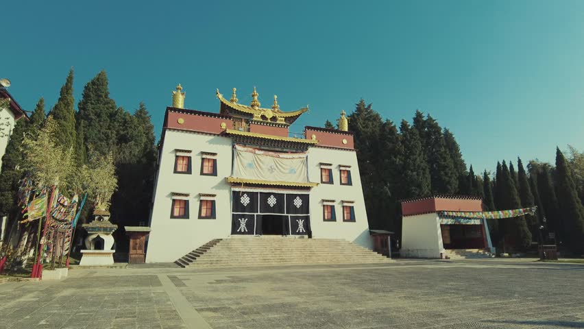 Traditional building and culture from Yunnan Ethnic Village in Kunming in Southwestern China