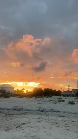 beach in florida with sunset
