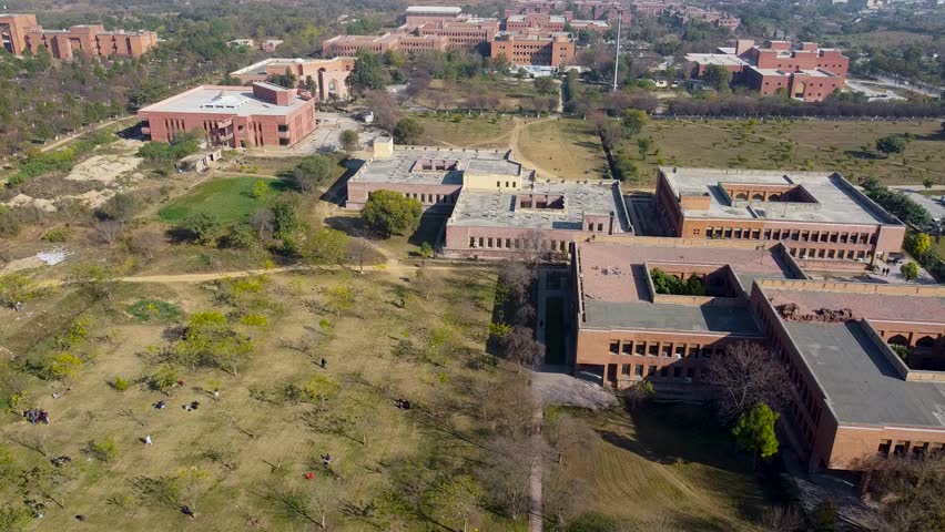 Exterior View of a Modern University Building in a Peaceful Academic Environment
