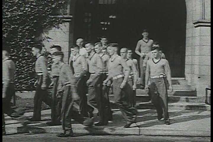 1940s - Newsreel story: West Point - Training cadets