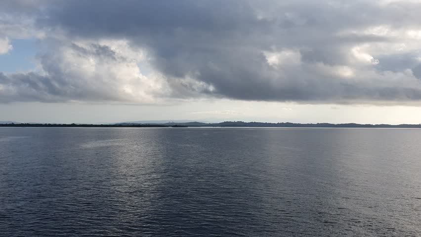 views of the sea, clouds and sky
