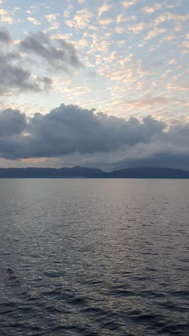 views of the sea, clouds and sky