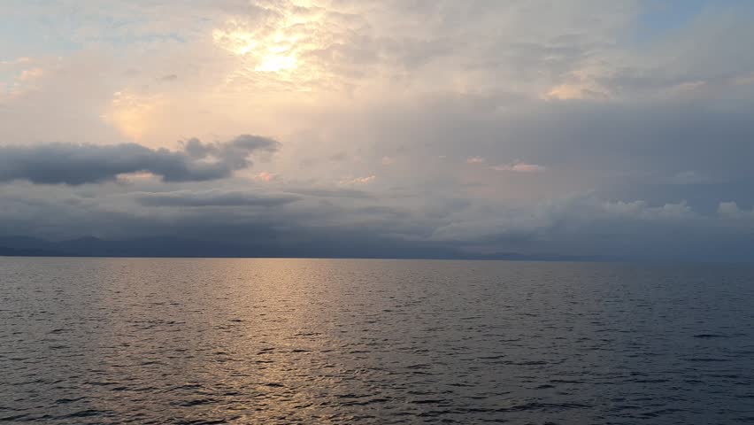 views of the sea, clouds and sky