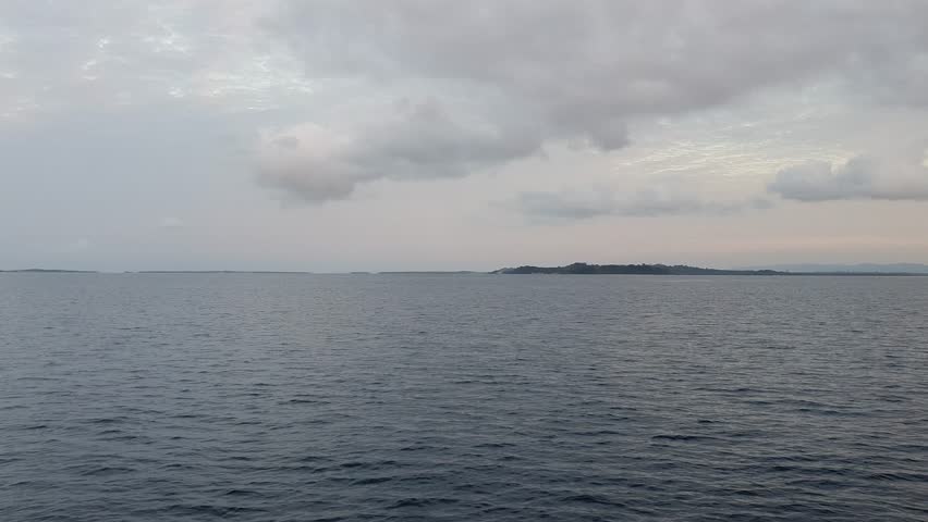 views of the sea, clouds and sky
