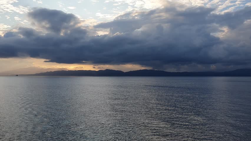 views of the sea, clouds and sky