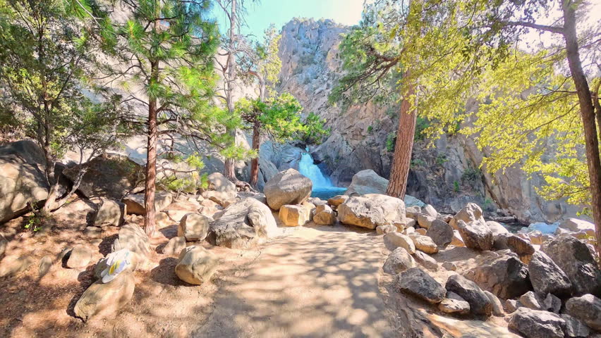Approaching Roaring Fork Falls in Kings Canyon National Park