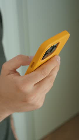 a hand swiping left and right on a smartphone, showing mobile app use, dating apps, social media browsing, touchscreen interaction, digital choice, and modern phone habits.