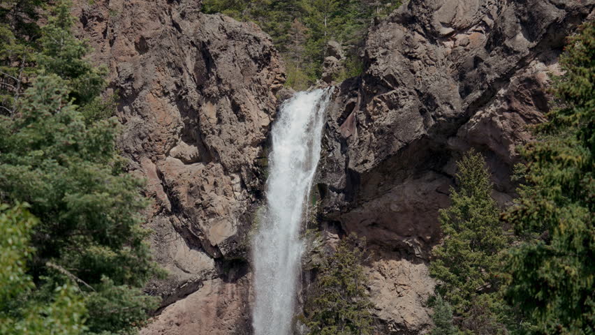 Treasure Falls Waterfall in Southern Colorado