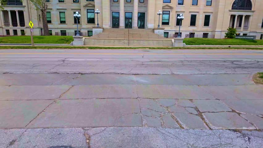 Historic Ola Babcock Miller Building housing the State Library of Iowa in Des Moines Iowa