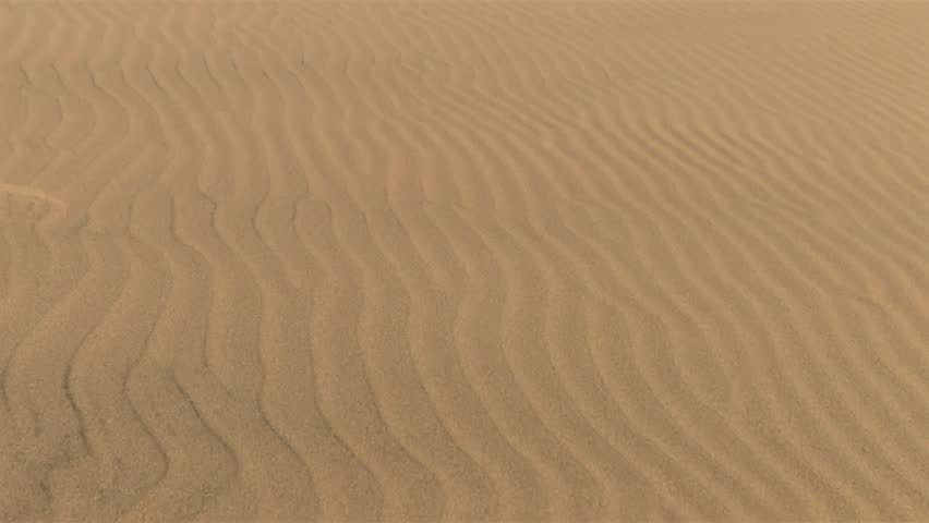 Desert Landscape Of Great Sand Dunes National Park And Preserve In Southern Colorado, USA. Tilt-up Shot